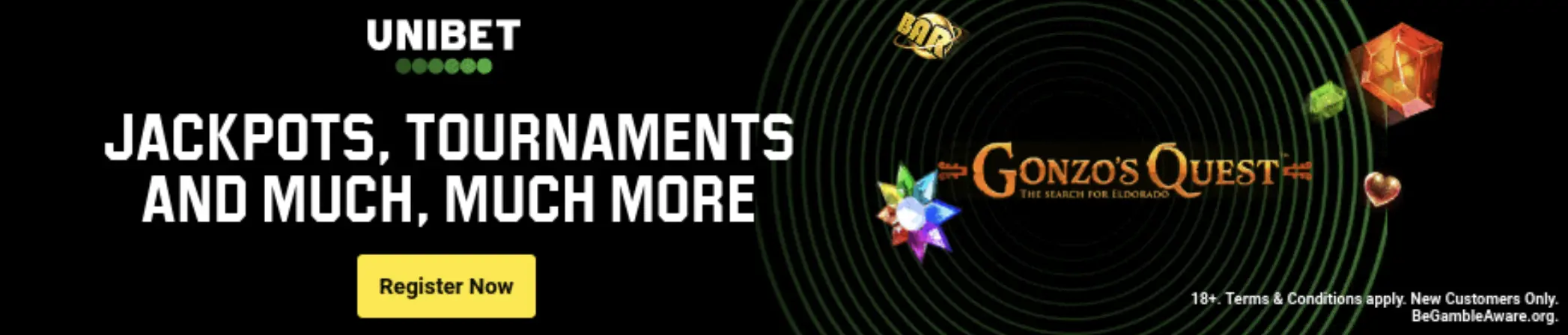 Unibet jackpots and tournaments